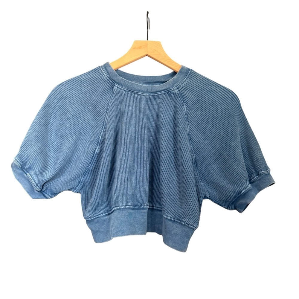 Urban Outfitters Ribbed Vintage Wash Crop Top